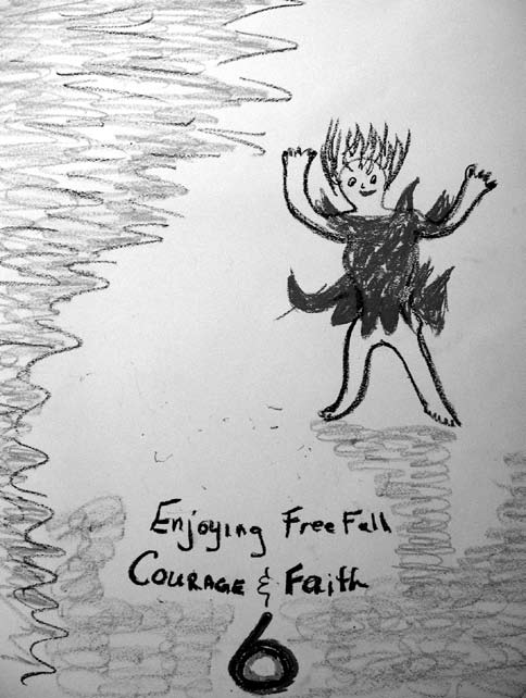 图6　薇薇安的第六型画作《享受自由落体》